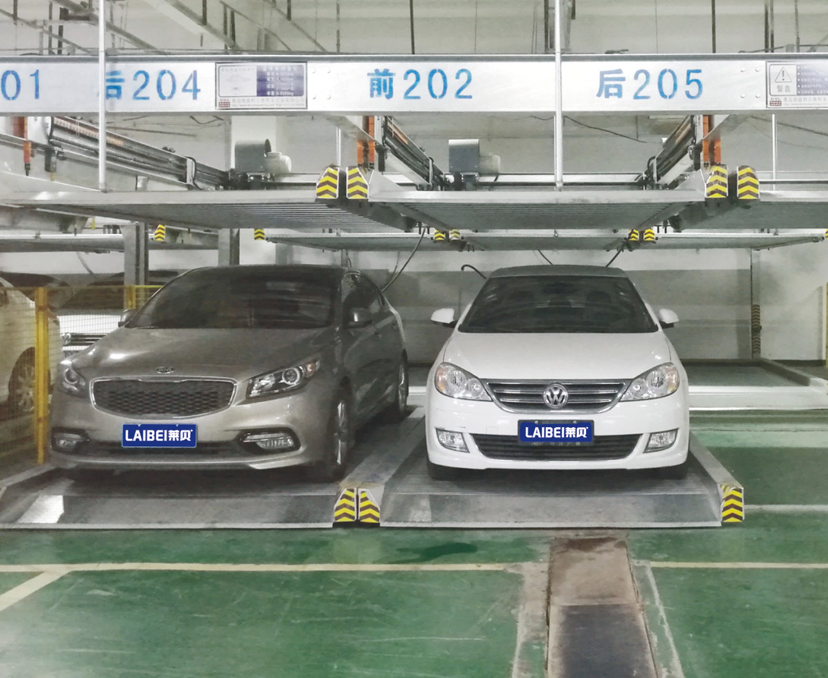 機(jī)械停車庫(kù)PSH2重列二層升降橫移立體停車庫(kù)